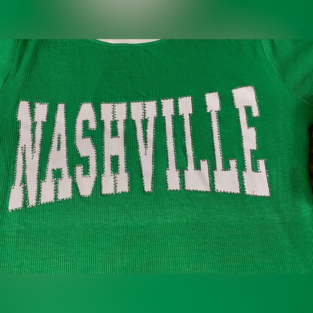 NASHVILLE rhinestone tshirt - Picture 4 of 6